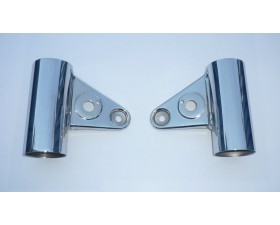 DRŽÁKY SVĚTLA - TYP RETRO, TRAVEL - SVĚTLOMET NÍŽE (PÁR) - CHROMOVANÉ